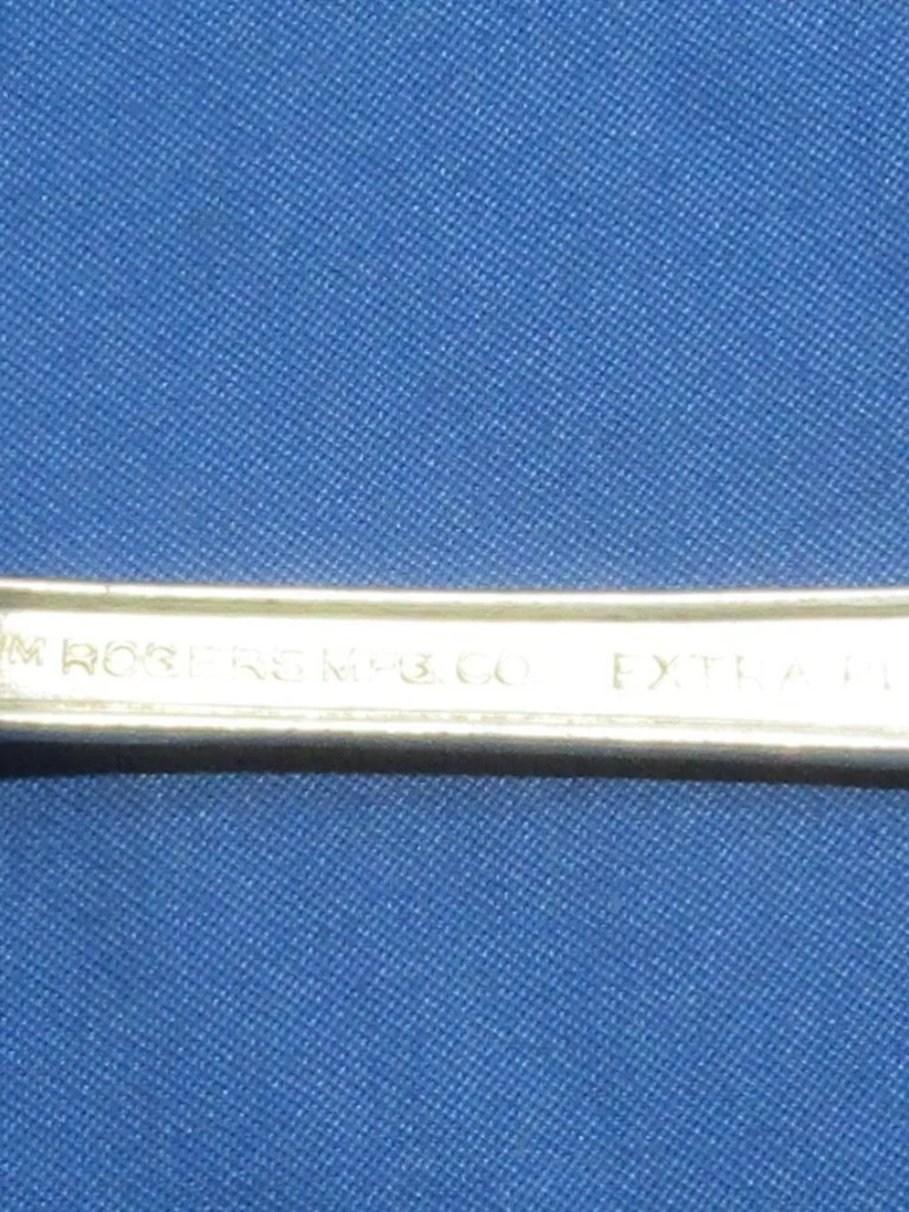 Vtg. GUMBO SOUP SPOON WM ROGERS INT'L silverplate: CALIFORNIA BLOSSOM 1941